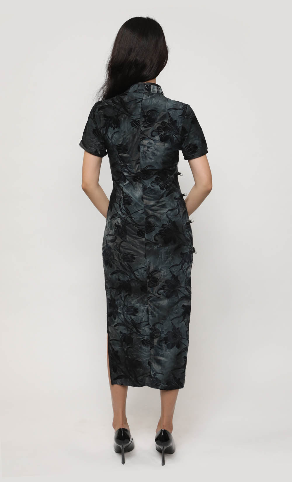 MAGNOLIA SILK-BLEND CHEONGSAM